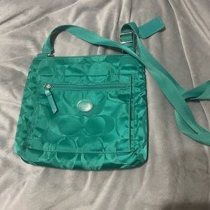 Coach cross body purse